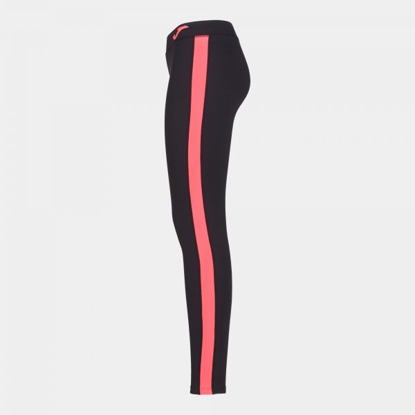 ASCONA LONG TIGHT BLACK-FLUOR CORAL - Image 3