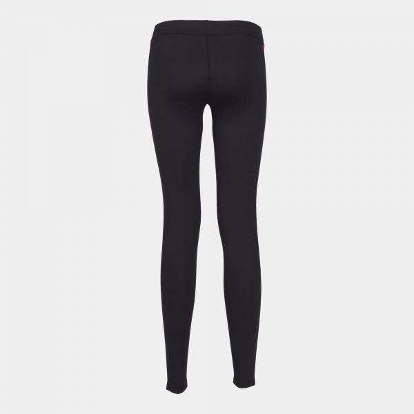 ASCONA LONG TIGHT BLACK-FLUOR CORAL - Image 2